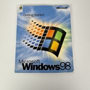 Microsoft Windows 98 Second Edition‎ Book Getting Started Vintage